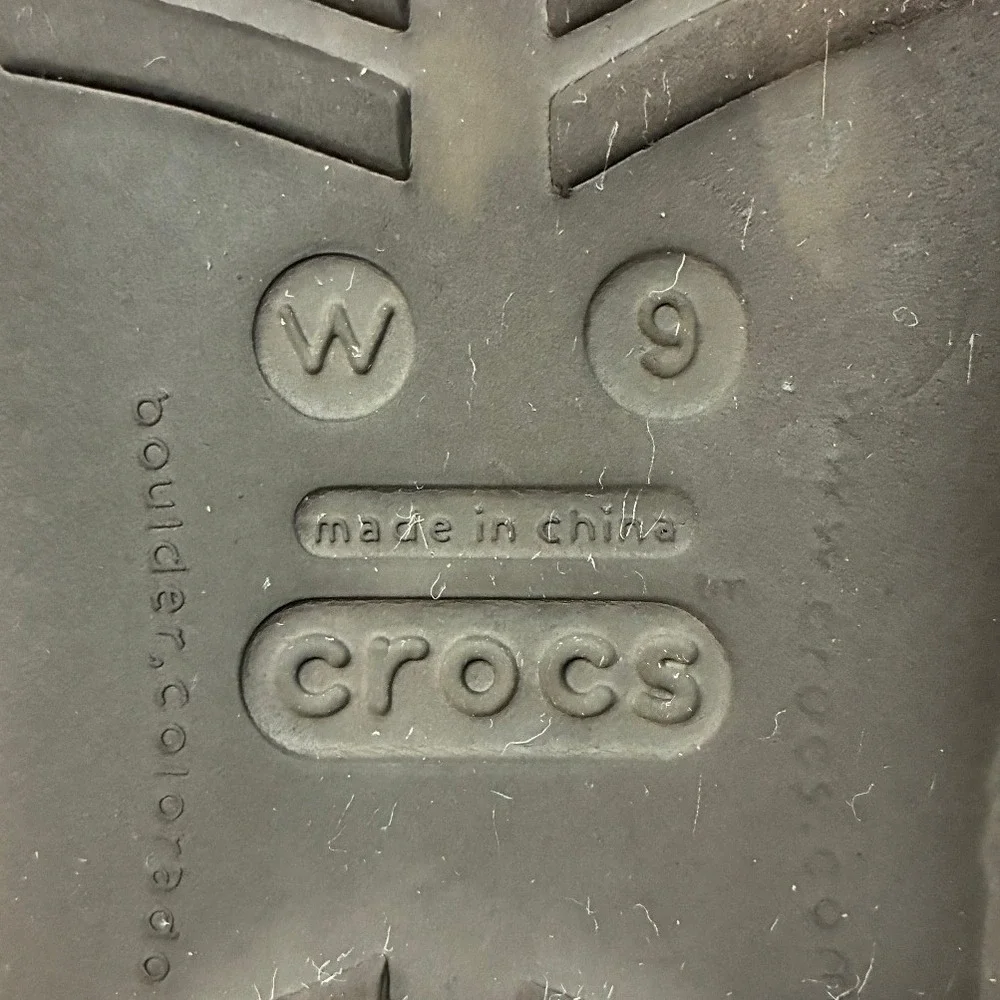 Crocs Sexi Flip Sandals Women's 9 Brown Ankle Strap Casual Beach Comfort - Picture 10 of 12